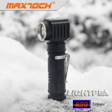 Maxtoch LIGHTPEA Stainless Steel Clip 18650 Battery Vertical LED Torch